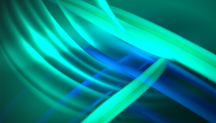 Creative fluid wave lines abstract background. Trendy abstract layout template for business or technology presentation, internet poster or web brochure cover, wallpaper