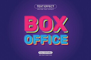 Editable Movie Box Office Text Effect