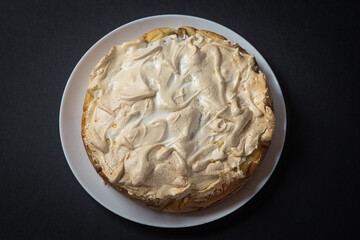 meringue pie top view