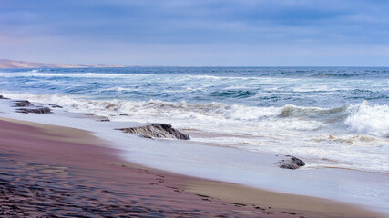 It's Atlantic Ocean coast at the Namib-Naukluft National Park, Namibia