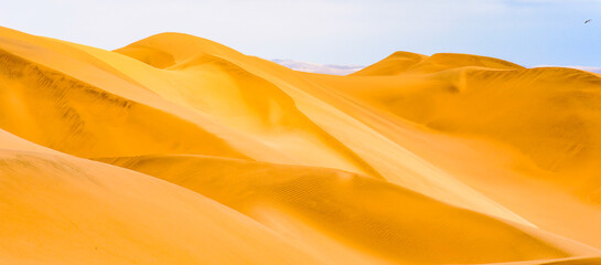 It's Spectacular view of the Sand dunes at the Namib-Naukluft National Park, Namibia