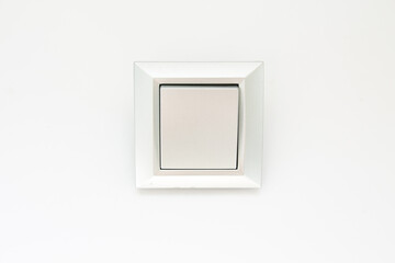 light switch on a white background