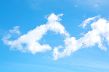 blue sky with cloud