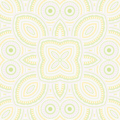 Linear moroccan zellige tile seamless ornament. Geometric texture vector elements. Carpet print design. Classic moroccan zellige tilework seamless pattern. Wall decoration template.
