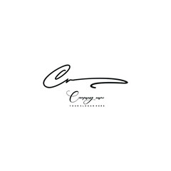 CR initials signature logo. Handwriting logo vector templates. Hand drawn Calligraphy lettering Vector illustration.
