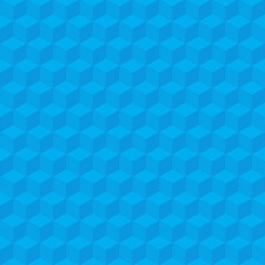 Abstract blue cubes pattern with thin outlines 
Eps 10 stock vector illustration 