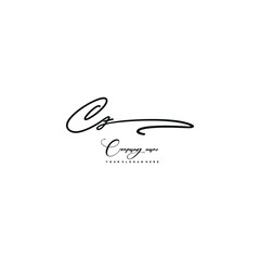 CZ initials signature logo. Handwriting logo vector templates. Hand drawn Calligraphy lettering Vector illustration.
