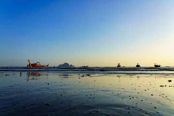 Sunset in Ao Nang Krabi province