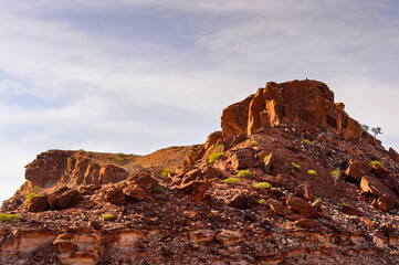 Fototapeta na wymiar It's Rocks of Twyfelfontein, Namibia