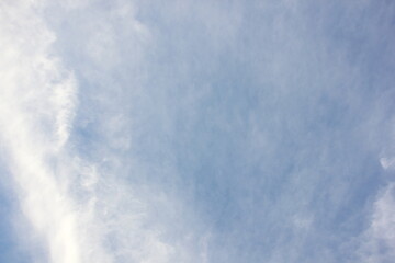 Cloud and blue sky for background.
