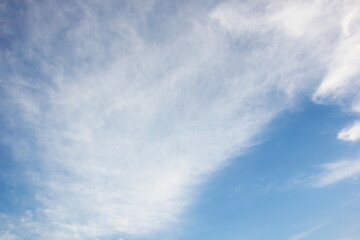 Cloud and blue sky for background.
