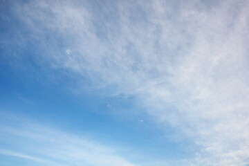 Cloud and blue sky for background.
