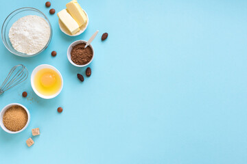 Baking utensils and ingredients