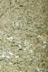 Dough for making cake. For the preparation of biscuit roll with spinach and mint. Stuffed with strawberries. Ingredients for cooking.