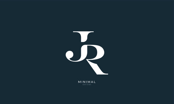 Jr logo design hi-res stock photography and images - Alamy