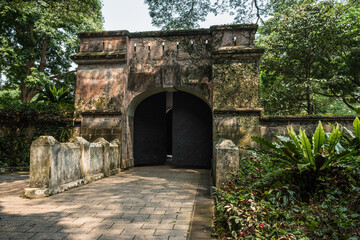 Fototapeta na wymiar The Main Gate, Fort Canning Park, Singapore