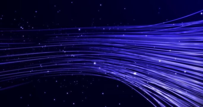 Futuristic Data Network. Artificial Intelligence. High Speed Internet. Perfect Loop. Futuristic Computer, Internet And Technology Related 4K CG Animation.