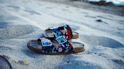 Floral Sandals in the Sands 