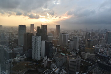 Tokio city skyline