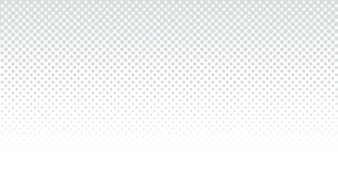 gray comic abstract halftone white background texture with dot vector