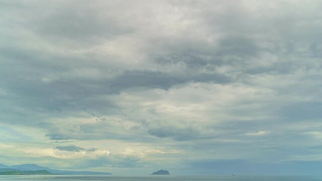 clouds over the sea 
