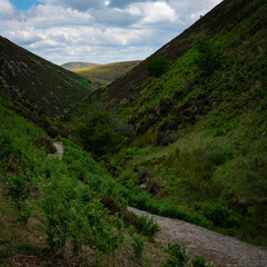 Carding Mill Valley in Shropshire, England.  Scenic view