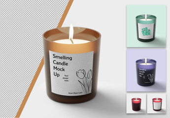 Mockup of a Candle