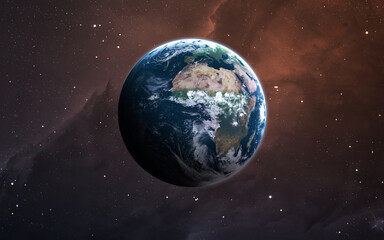Plakat Earth - High resolution 3D