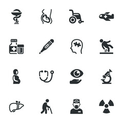 Medical & Health Care Icons - Set 4