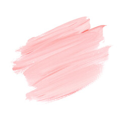 Pink Make-up paint element art design. Logo Brush Paint Stroke Background. Image.