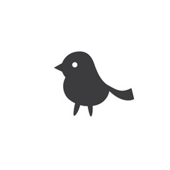 A simple picture of a bird. Minimalistic style.