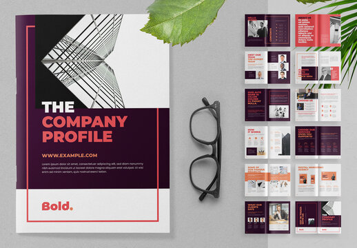 Company Profile Brochure Layout