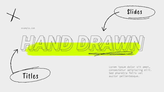 Hand Drawn Slides Titles