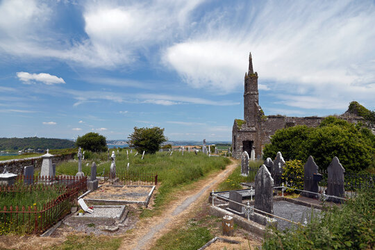 Ruins of St. Matthew's Templebreedy Church and Graveyard, Crosshaven, Cork, Ireland