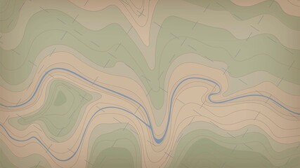 Background with geographic atlas or old map, topology and geography