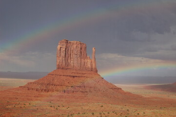 Double Rainbow Monument Valley