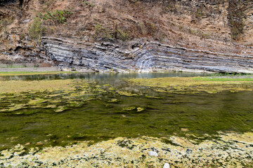 Folding or folding of rocks