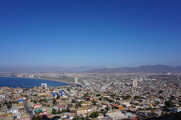 vista de la ciudad la herradura en chile