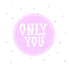 Romantic inscription