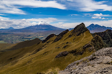 Fototapeta na wymiar Pasochoa volcano