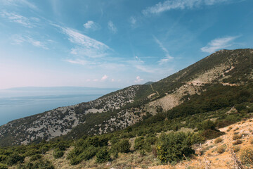 Naklejka premium Panoramic view seascape Mali Losinj Cres Croatia