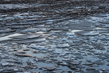 ice on the river