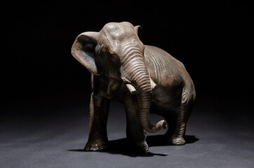 A beautiful figurine of a tin elephant that brings good luck.