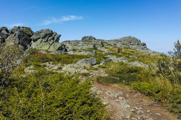 Autumn view of Vitosha Mountain, Sofia City Region, Bulgaria