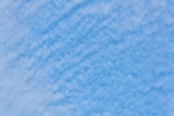 Fototapeta na wymiar background, texture - blue sky with cirrocumulus clouds