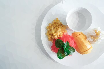 Illustration restaurant menu background texture 