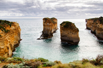 Twelve Apostles, famous landmark along the Great Ocean Road, Victoria, Australia