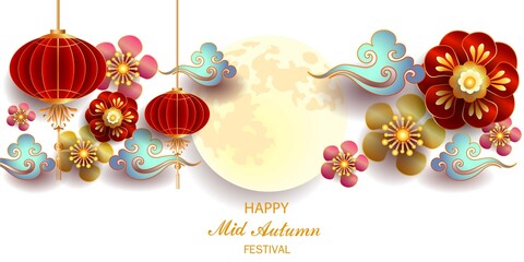 Mid autumn festival / Chinese festival / Vector illustration
