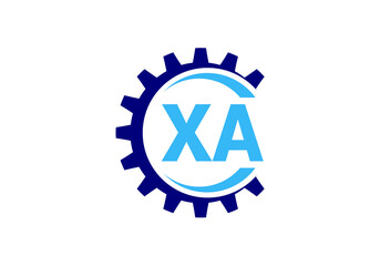 Obraz premium Initial Monogram Letter X A Logo Design Vector Template. X A Letter Logo Design