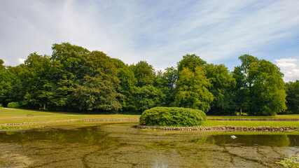 Small lake in the park